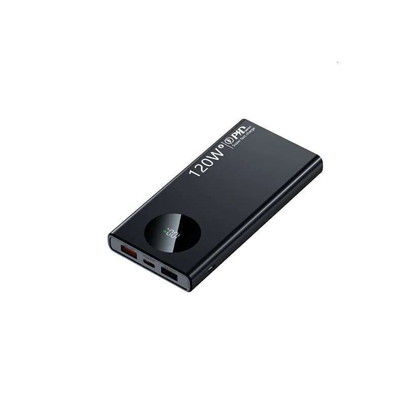 120W 20000mAh High Capacity Power Bank Fast Charging Powerbank Portable Battery Charger For Samsung Huawei 2025 New