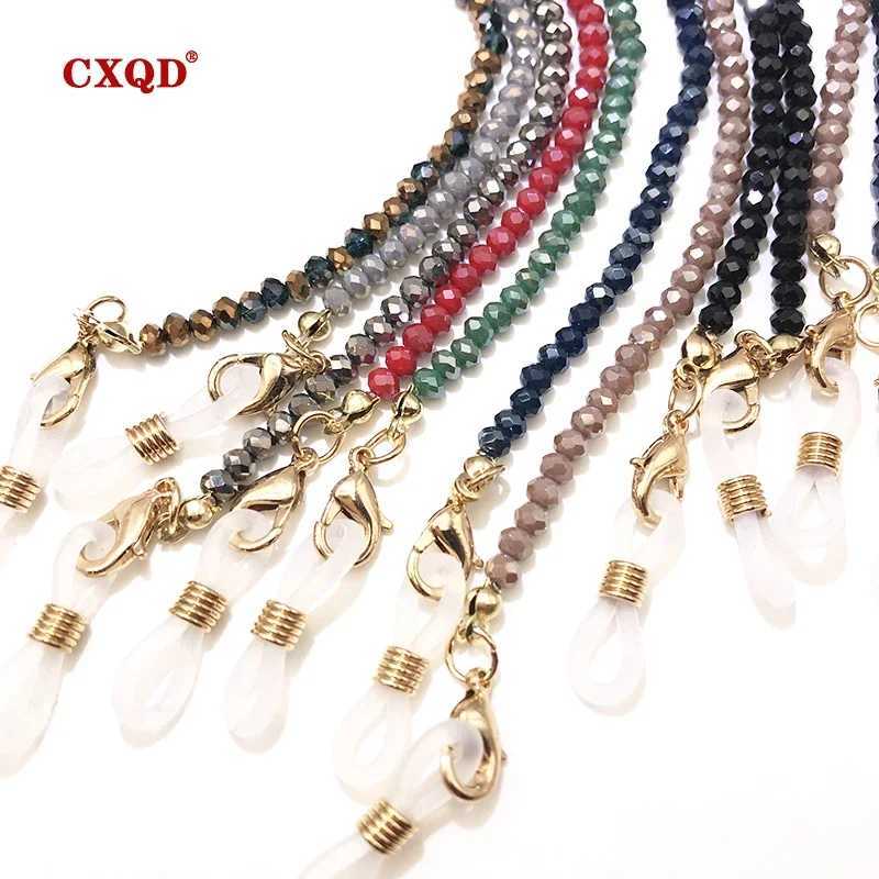Handmade Fashion m Electroplated Reading es Chain Beaded Lanyard Wens Sunes Cords Eyewear Mask Holder Gift X250410