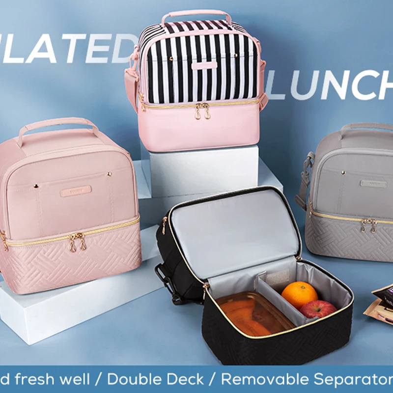 TOURIT Lunch Bag Womens Cooler School Picnic Food Insulation Box Durable Waterproof Adult 250401