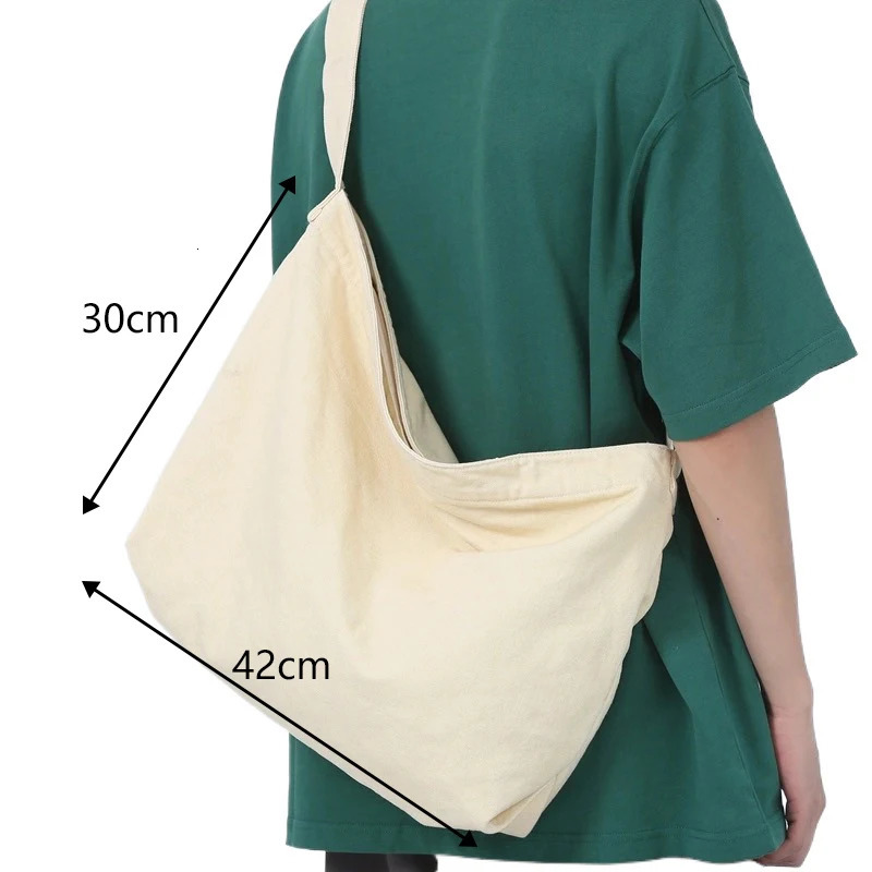 Autumn Season Japanese Style Crossbody Messenger Bag Canvas Thickened Sturdy Mens Retro 251110