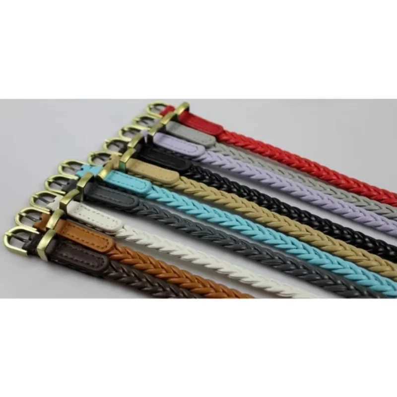 106cm New Wan Fem Weight Loss Belt Luxury Brand Design Woven Leather Woven Belt X250410