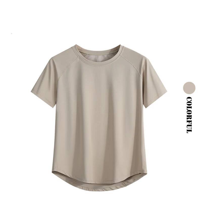 DRUR Yoga Tops Sportswear Woman Gym Shirts Breathable Quick Dry Short Sleeve Workout Jogger Running T Shirt Yogawear New