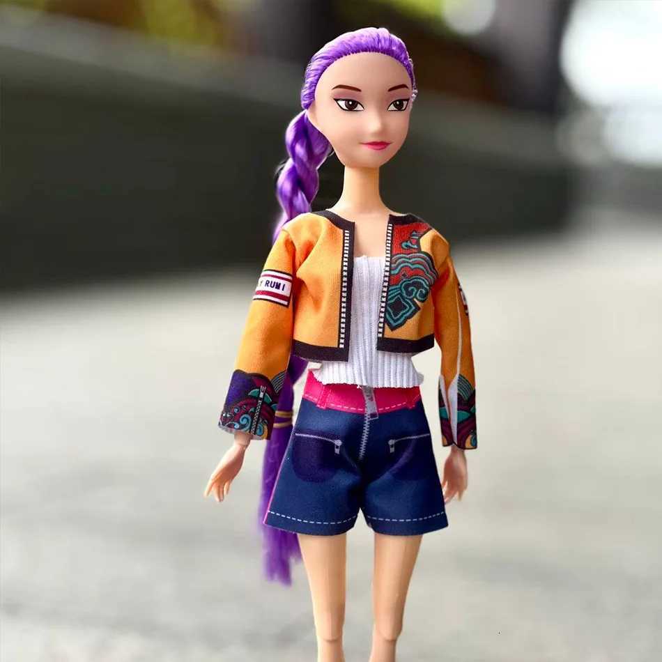 K-Pop Demon Hunters Anime Kpop Girl Group dibujos animados Rumi Zoey Mira 30cm modelo de figuras de accin muecas nias regalo Z251110