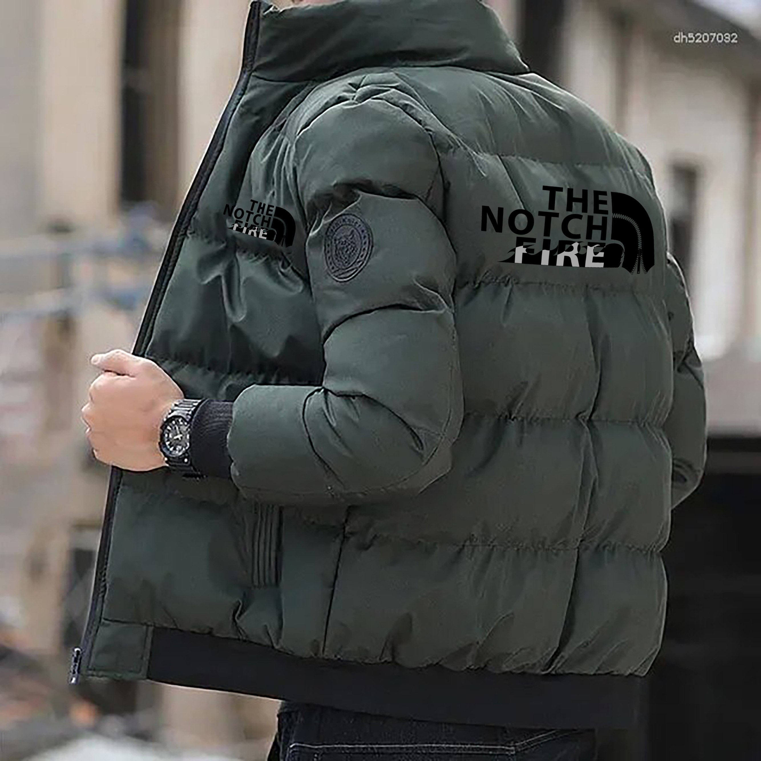 2025 Thick Men's New Warm Parker Jacket Winter Casual Men's Jacket Golf Brand Men's Windproof Cotton Down Jacket
