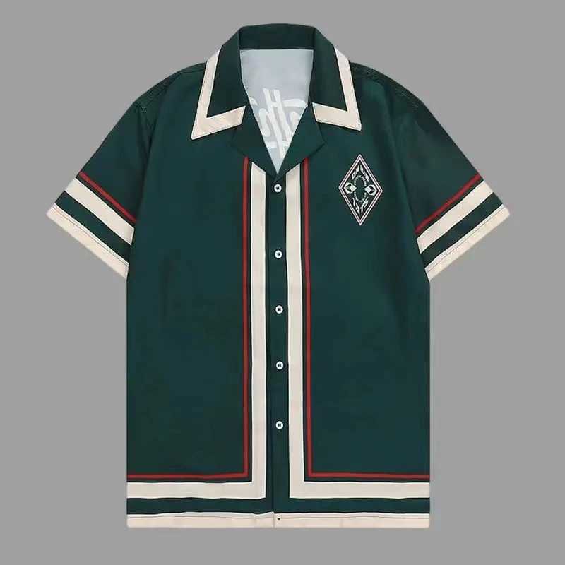 Mens summer short sleeved lapel shirt new style daily casual breathable comfortable simple and fashionable X250410