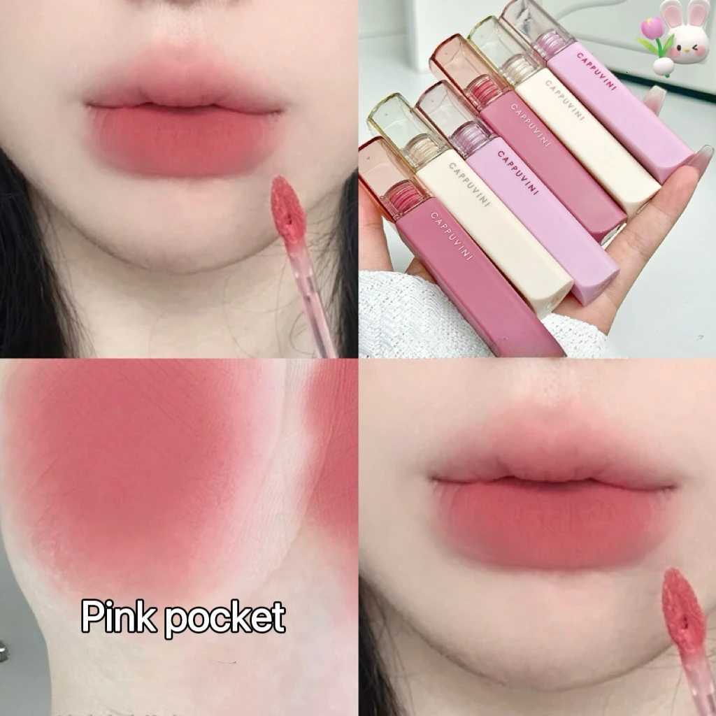 Silky Velvet Lip Gloss Matte Lip Mud Waterproof Non-Stick Cup Lip Glaze Smudge Proof Not Fade Liquid Lipstick Korean MakeupT251110