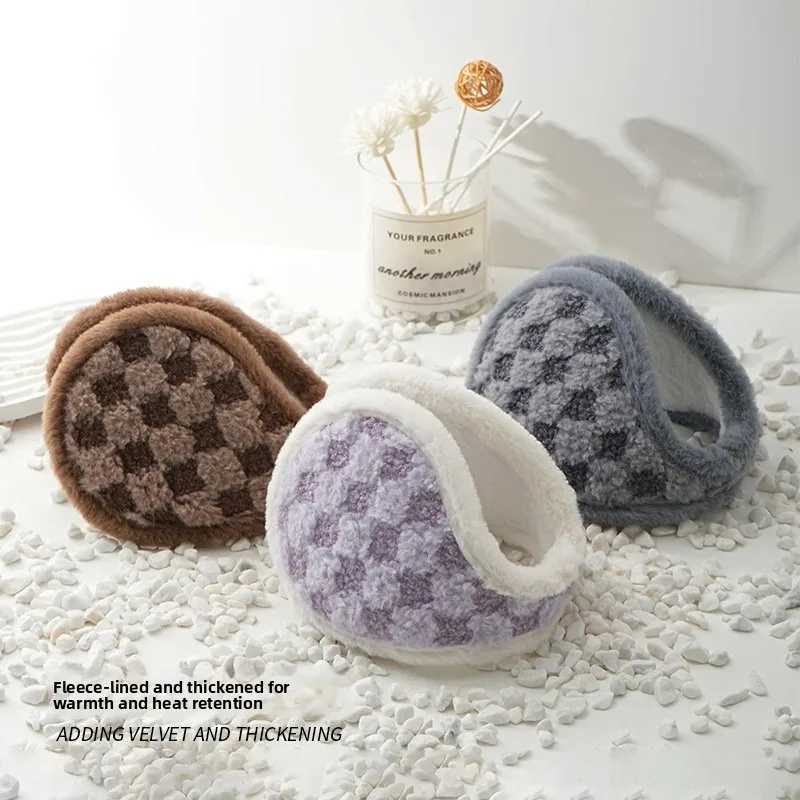 Unisex Fleece Earmuffs Thickened Foldable Warm Ear Protection for Winter Outdoor Use Unisex Fleece Earmuffs W251110