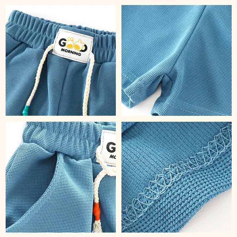 Summer boys shorts candy colored beach shorts childrens casual elastic waist childrens shorts sportswear Z250410