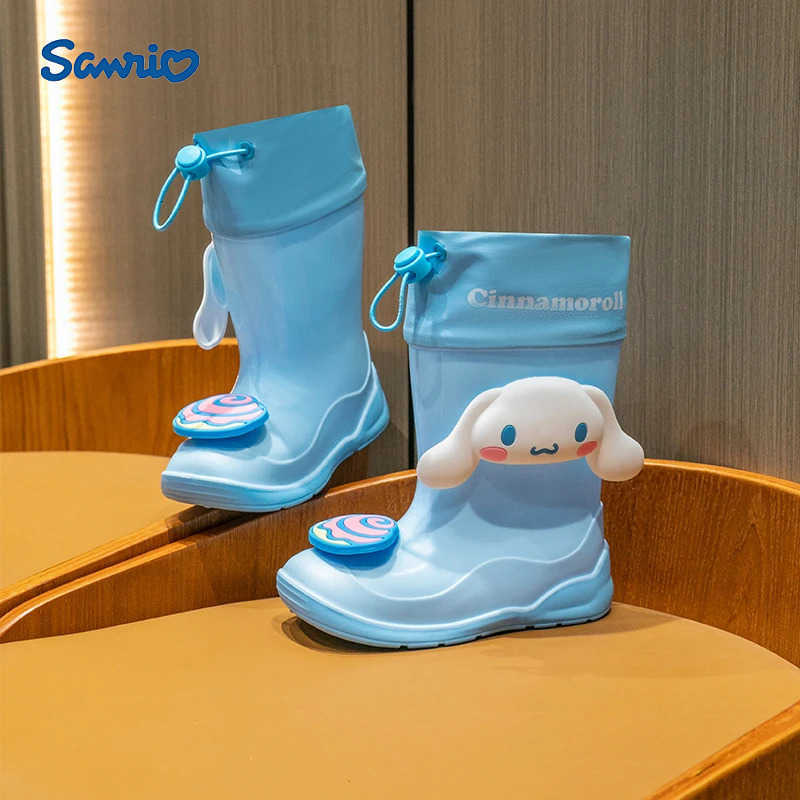 Sanrio Sanrios Cartoon child Rain boots Boy Anti-slip Girl student Water shoes water proof rain boots kids Cinnamoroll Anime figure H251110