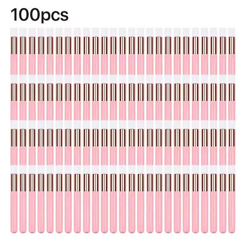 50/100pcs Eyelash Cleaning Brush Lash Shampoo Brush for Eyelash Extensions Peel Off Blackhead Remover Makeup Tools L251110