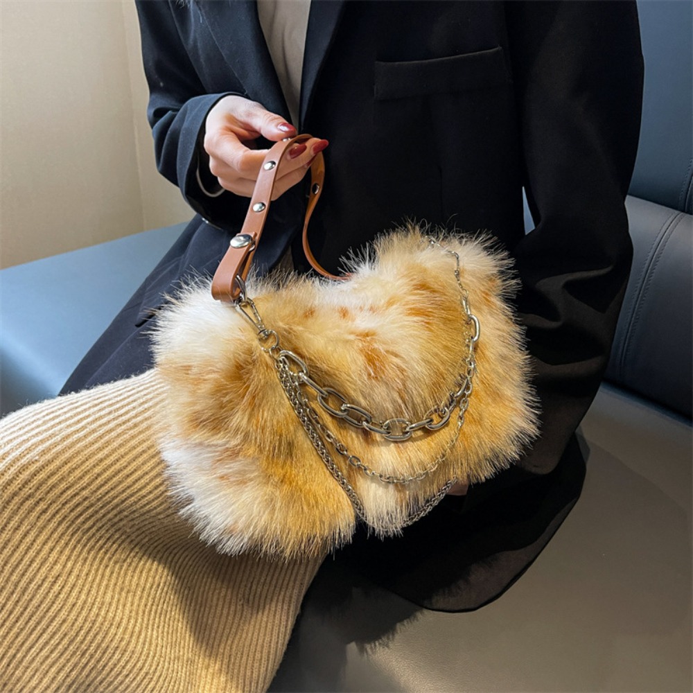 Elegant Casual Tempered Woman Arm Crook Tote Modern Cross Body Design for Everyday Use