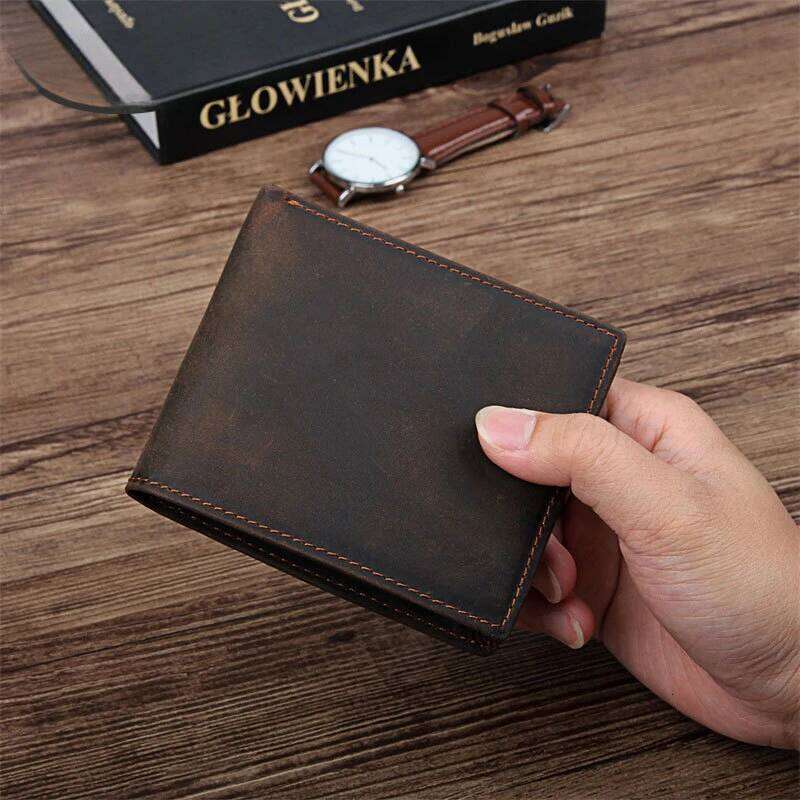 Designer Bags Designer Bags Simple Design Leather Short For Male Real Cowskin Card Mini Men's Slim Purse Men Wallet Thin Porte Monnaie 2025 Hot S