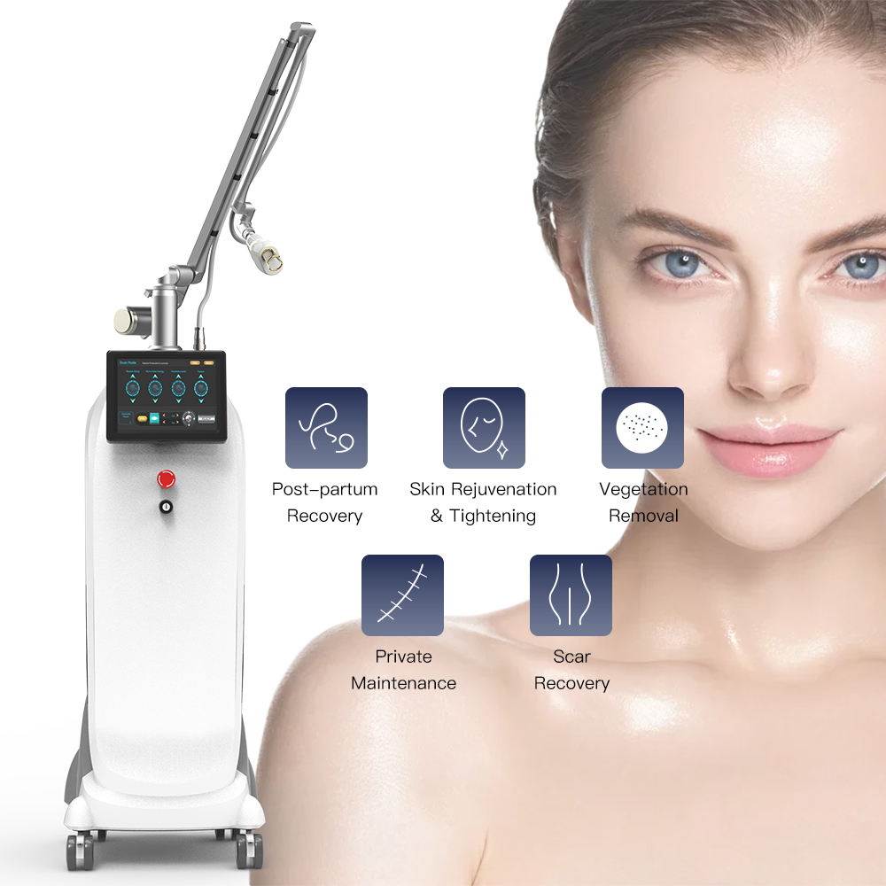 Floor-Standing Professional CO2 Laser Beauty Device for Carbon Peel Skin Tightening Pigment and Acne Treatment