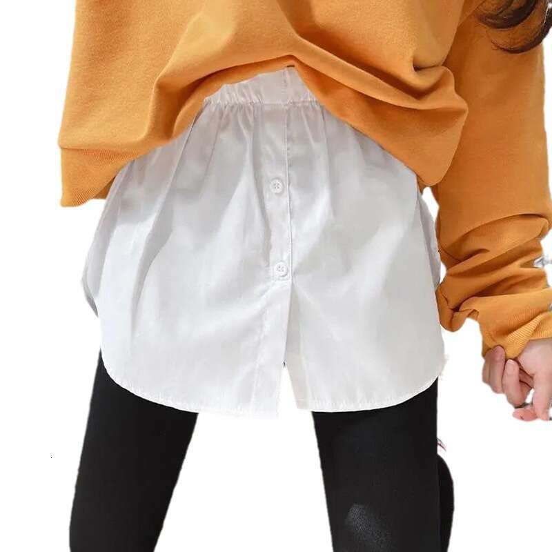 2022 Hem Winter Layered Inner Wear Plus Size Sweatshirt Base Fake Shirt Butt Cover Short Skirt