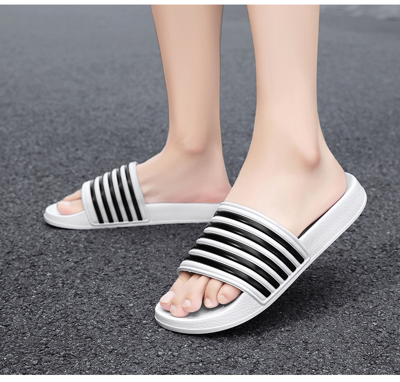 Ultra light soft sole unisex Slippers Summer Beach Slides Bathroom Anti-Slip Slipper Fashion men women Flip-Flops plus size 39-48