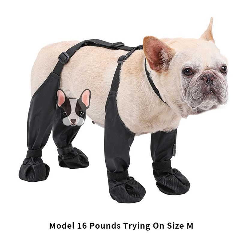 New Arrival 1 set of pet rain boots dog rain boots waterproof dog boots small dog medium and large dog boots anti slip dog boots Z250410