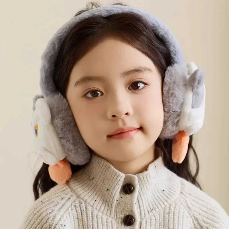 Kawaii Winter Plush Cat Earmuffs Child Warm Cute Cartoon Adult Ear Protection Adjustable Earflap Outdoor Windproof EarCover Gift W251110