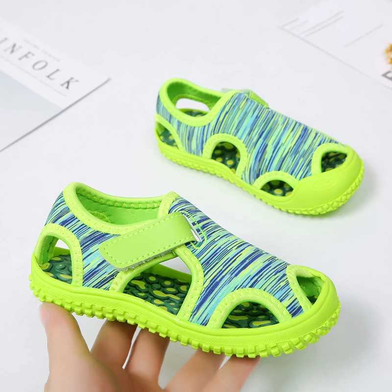 Childrens sandals for boys and girls summer shoe caps sports sandals beach shoes Z250410