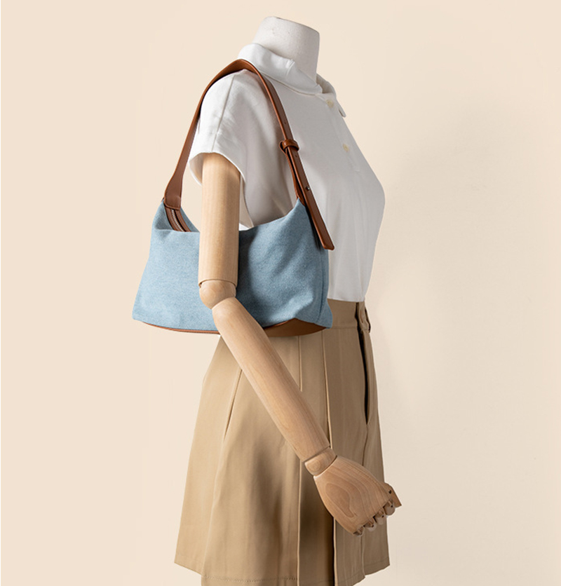 Designer Bag Denim Bag Small Handbag for Women Lady Purse Jean Shoulder Bag Vintage Luxury Handbag Classic Under Arm Bag