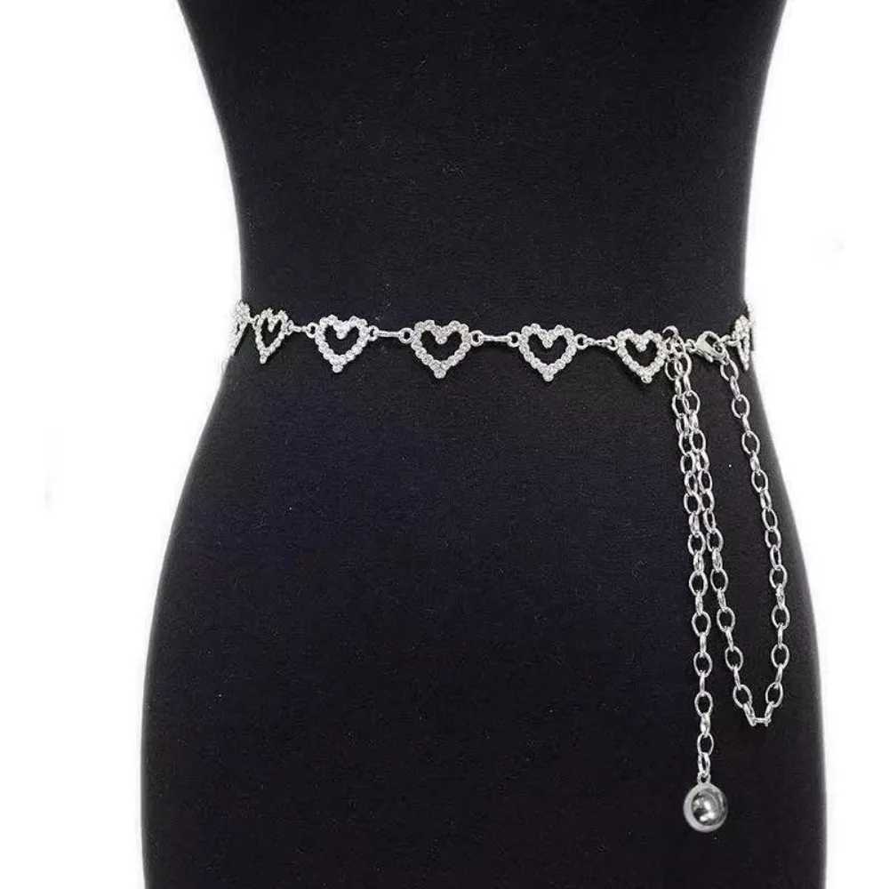 Fashionable metal waist chain for girls adjustable body chain strap abdominal jewelry jeans dress sun gold-plated X250410