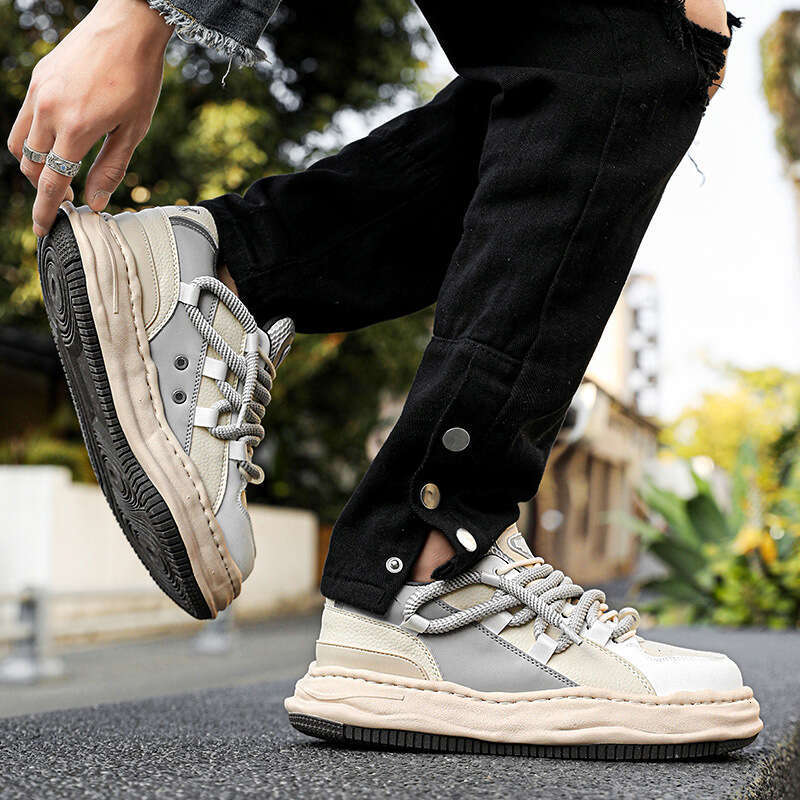 Sneakers National Trend Versatile Dissolving Men's Thick Sole Stylish Fashion Casual Sports Shoes