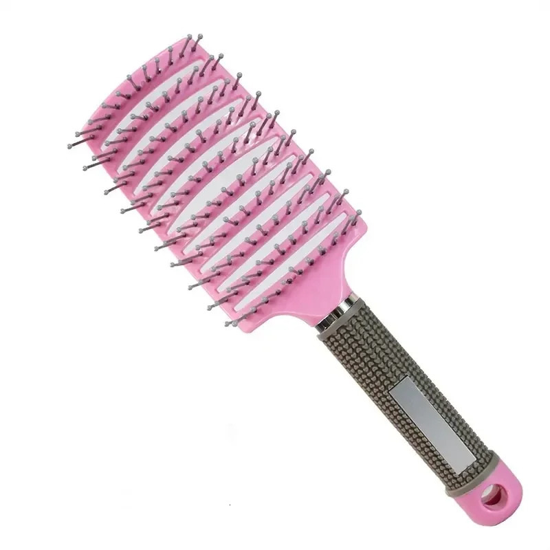 Curved Vented Professional Detangling Comb Portable Home Massage Hair Brush Styling Tools Fast Drying Barber Hairdressing Salon 251107