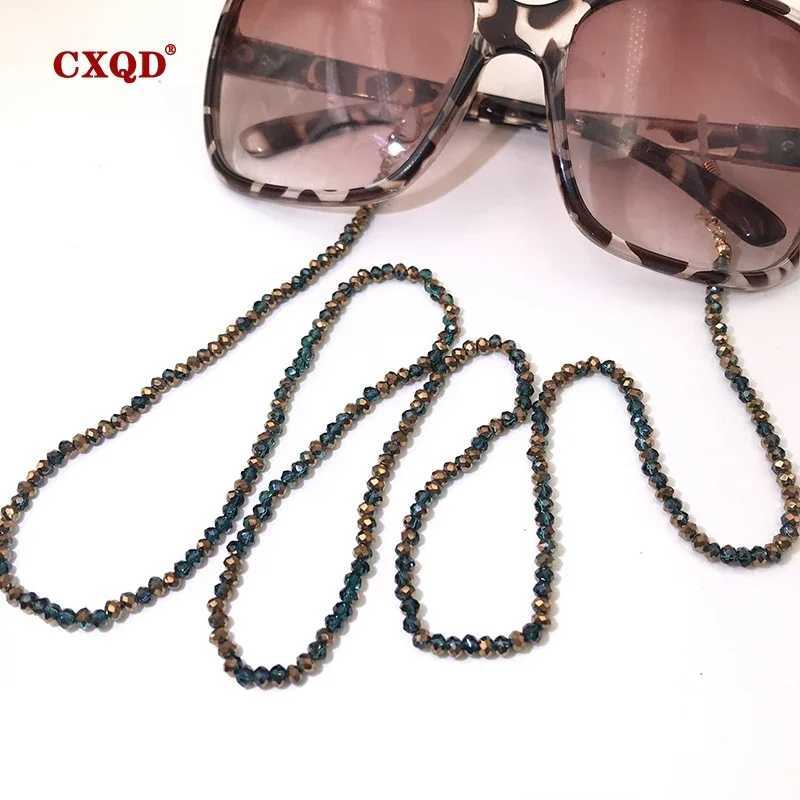 Handmade Fashion m Electroplated Reading es Chain Beaded Lanyard Wens Sunes Cords Eyewear Mask Holder Gift X250410