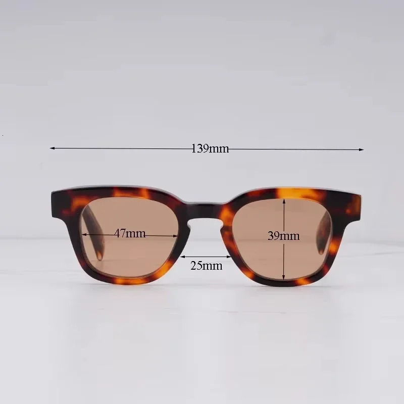 Street Fashion Mens Retro Tortoise Sunglasses Limited Edition Classic Square Acetate for Men 250410