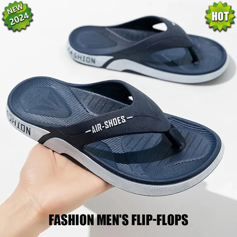 Fashionable mens flip up shoes for summer outdoor leisure beach slippers PVC soft sole anti slip flip up couples family bathroom sandals 250408