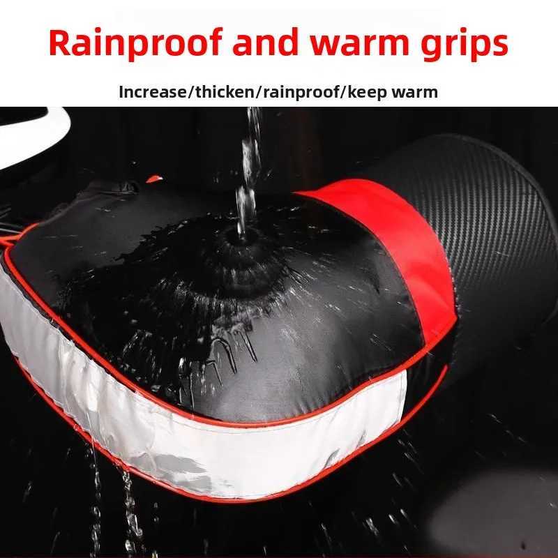 Handlebar Muffs 2pcs Universal Handle Grip Gauntlets Gloves Waterproof Cold Weather Gear For Winter Cycling Riding Universal S25118
