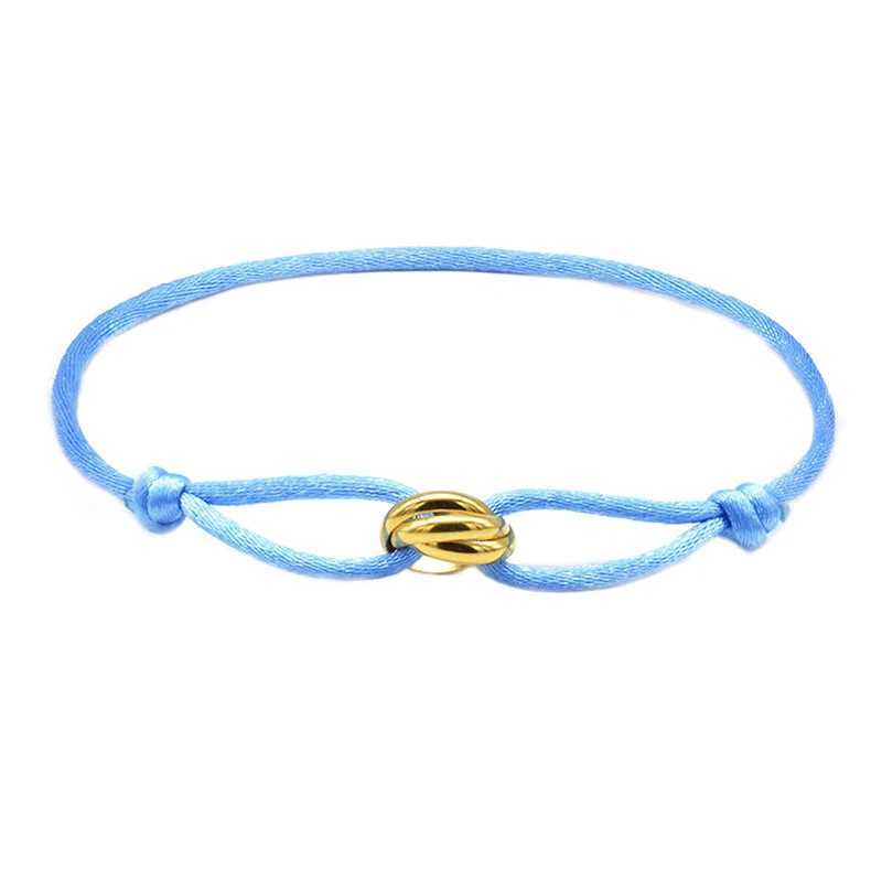 Simple Retro Lucky Woven Rope Bracelet For Women Men Temperament Trendy Luxury Circles Bangles Jewelry Accessories GiftsC250411