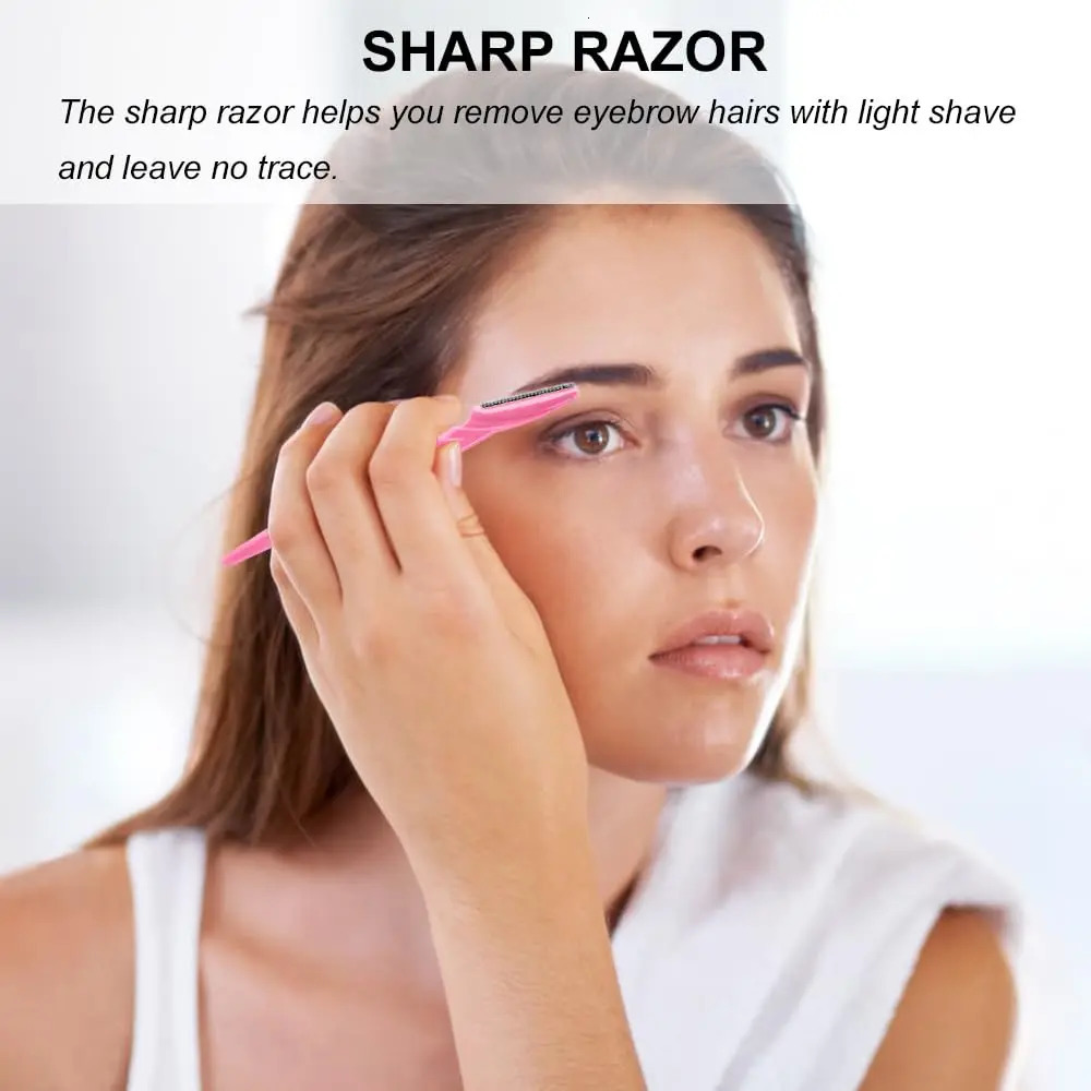 66 eyebrow and facial razors eyebrow and hair trimmers and razors suitable for both women and men with protective covers safe and beginner friendly 25