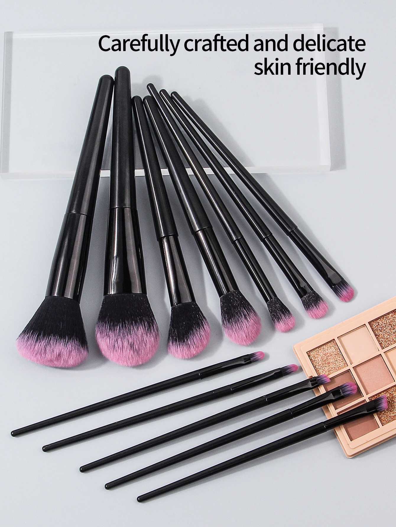 13PCS high-quality makeup brush set including a loose brush concealer brush holder and a vintage covered storage bucket L251110