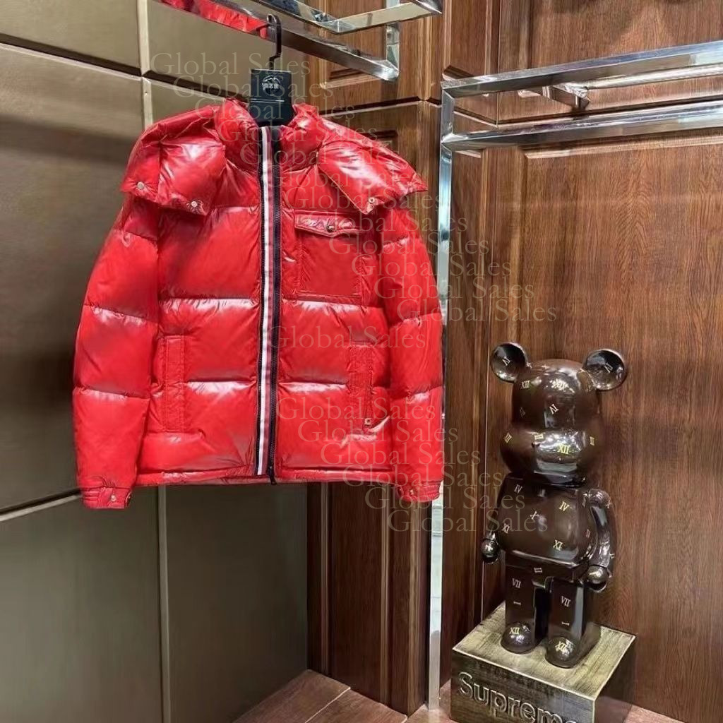 Maya Jacket Designer Winter Jacket Puffer Jackets Mens Coat Parka Thick Warm Hooded Zipper Arm Scan Jacket Men Women Outwear Coats MC Mens Jacket Winterjacket bbf