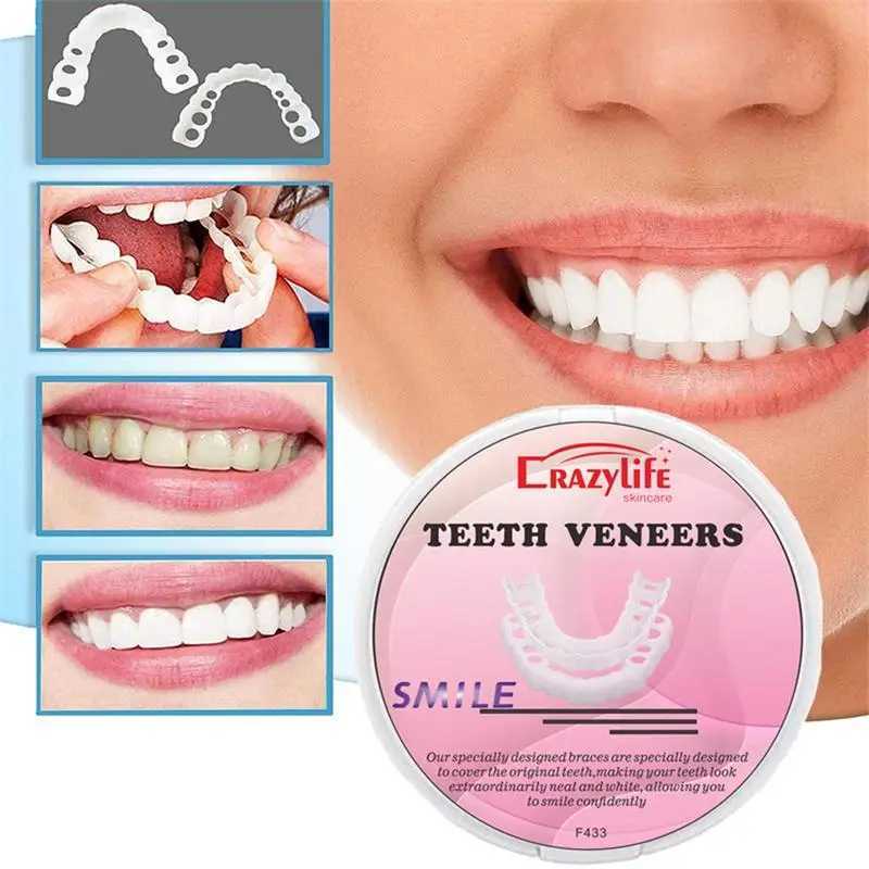 New Arrival Tooth veneer tooth cover tooth veneer set tooth veneer stuck on the cover dentures instantly confident smile temporary teeth Z250410