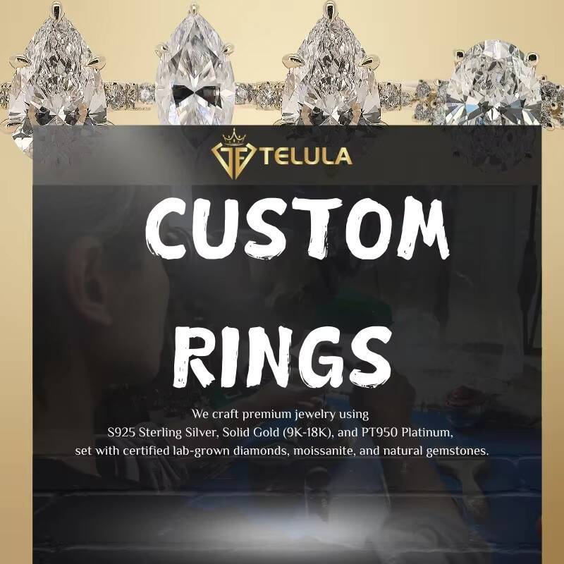 Real Gold Moissanite Ring 18K 14K Vvs Moissanite Diamond Engagement Ring Solid Gold Moissanite Ring