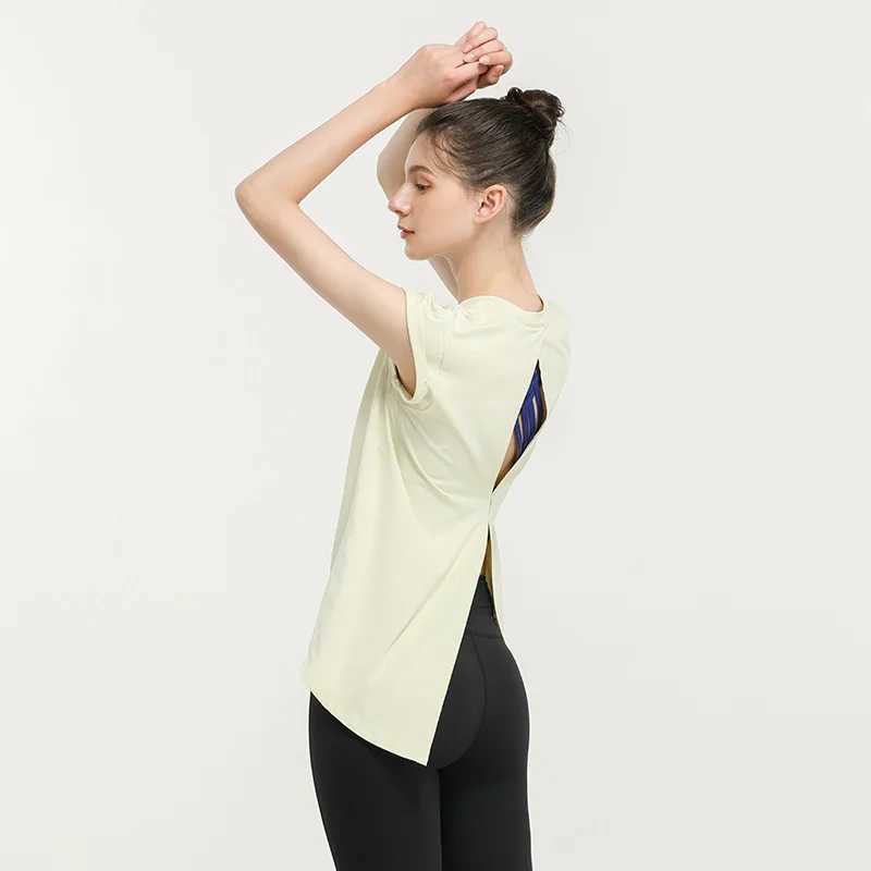 Stown New Style Tempering Quick Drying Sportswear T-shirt Fashion Yoga Tank Top Womens Sexy Back Top Fitness Set WomenXJ250410