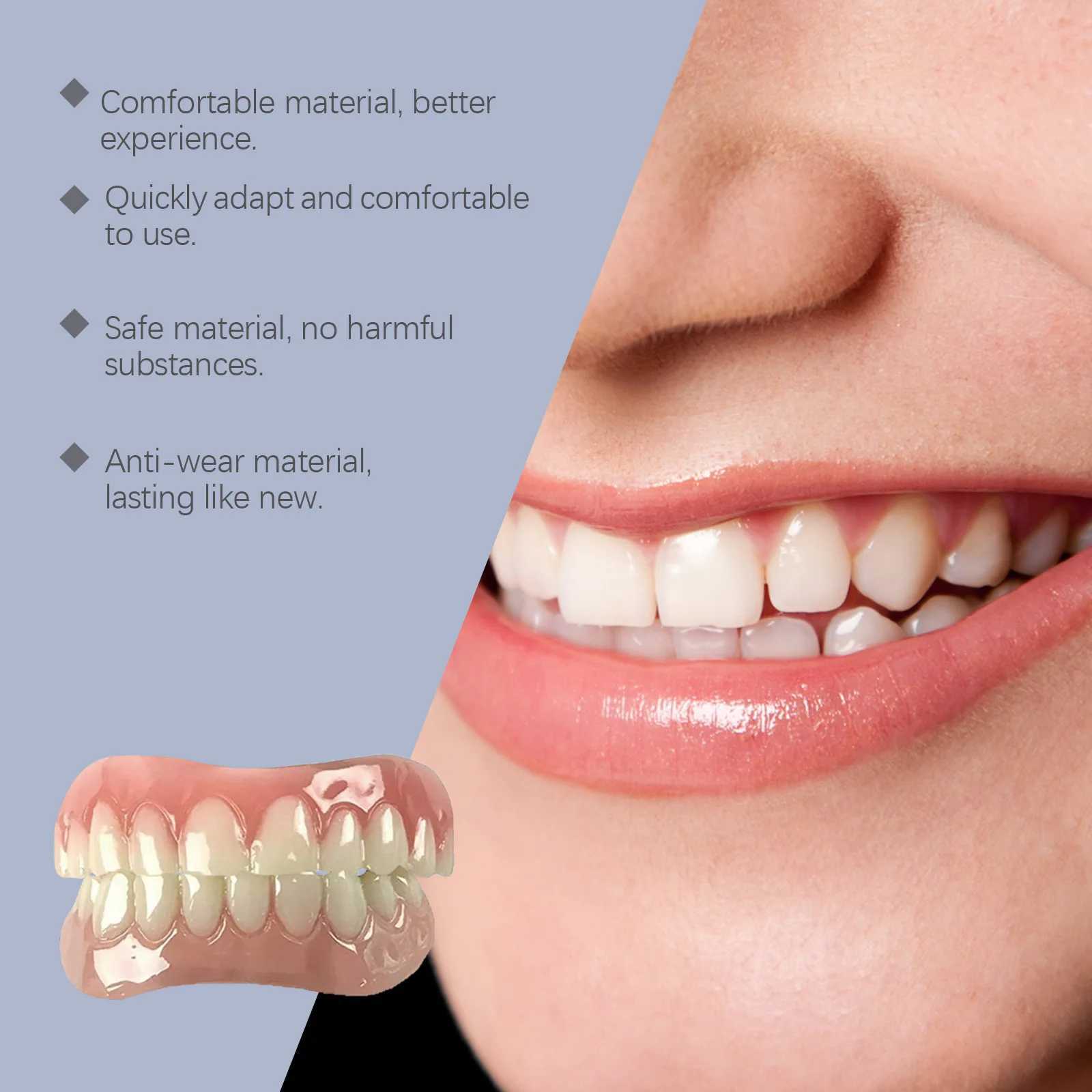 Oralhoe 1 set of soft tooth reconstruction kit silicone denture support single board solid glue filling dental care kit for tooth gaps M250410