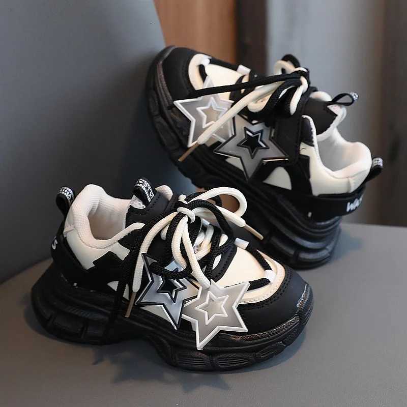 Fashion Children Sneakers Soft Sole Breathable PU Rubber Anti Skid Casual Sport Shoes for Girls Boys Toddler Walking Running W251110