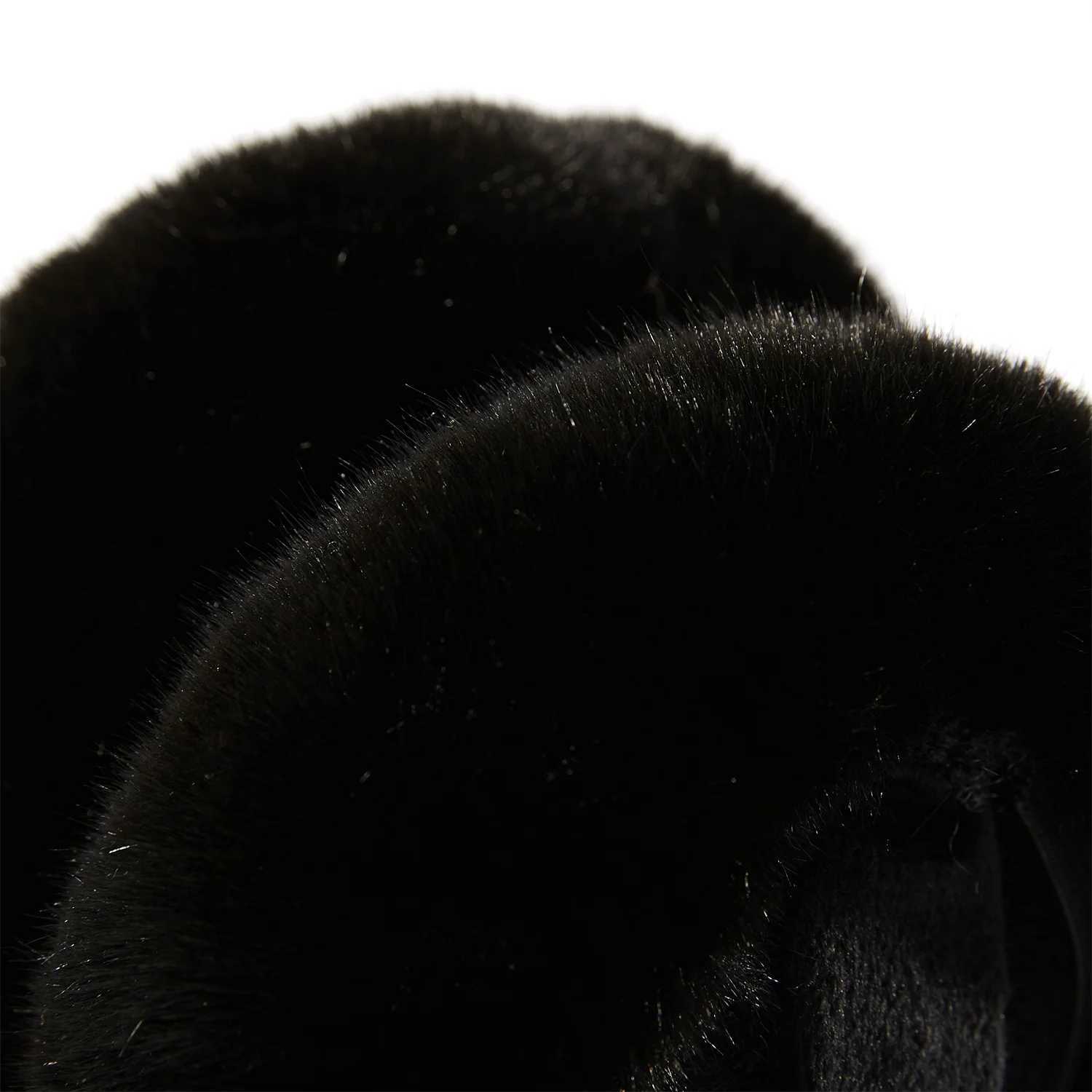 2024 Halloween Earmuffs Fashion luxurious Funny Bat Wings Black Ear Muffs High quality hypoallergenic imitation rabbit fur W251110