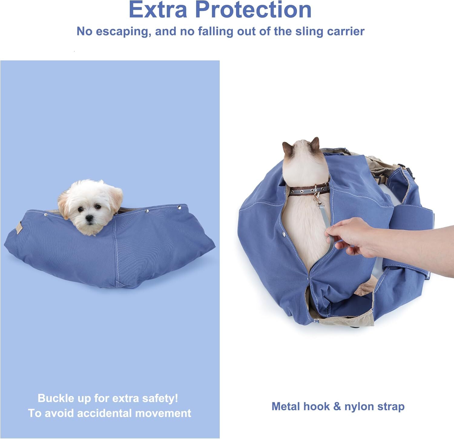 ownpets pet dog sling carrier cat travel bag pet soft pouch and tote design adjustable shoulder strap hands free safesuitable for puppy small dogs cat
