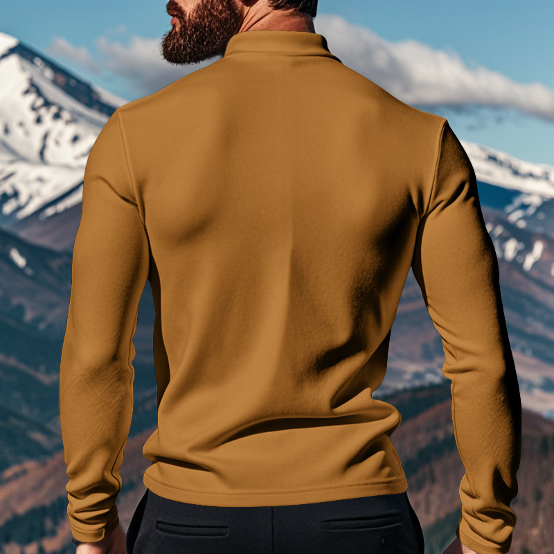 2024 Autumn New Velvet Warm Solid Color Long Sleeve T-shirt Fashionable and Versatile Casual Round Neck T-shirt