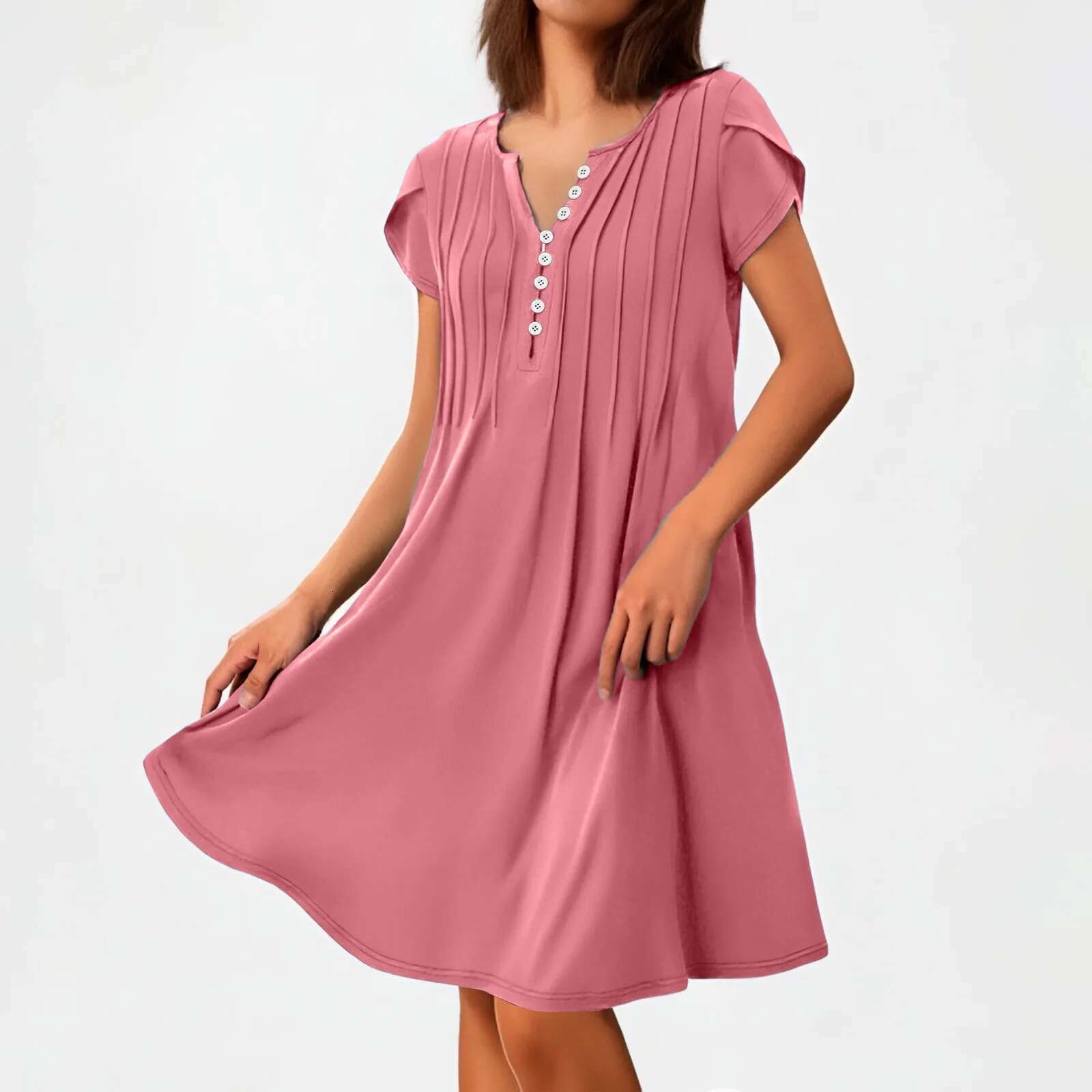 Dongdumaoyi Women S Tshirt Dress White Short Sleeve Knee Length Ral Summer Dresses For Elegant Loose Sundress