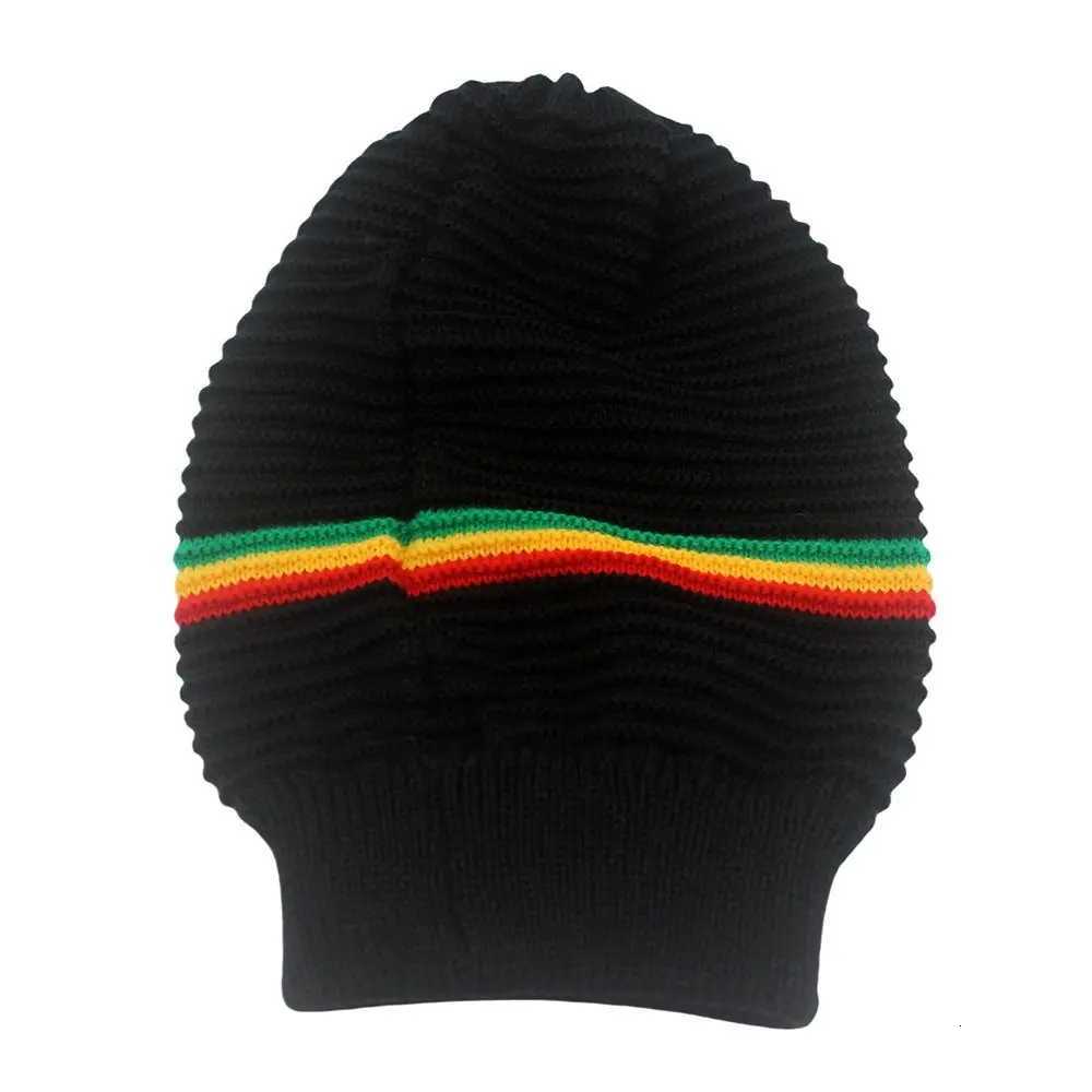 Beanies Pullover Weaving Reggae Hat Striped Color Hip Hop Hat Jamaica Knitted Hat Warm Casual Wear Skull Caps Reggae LoverXJ251110