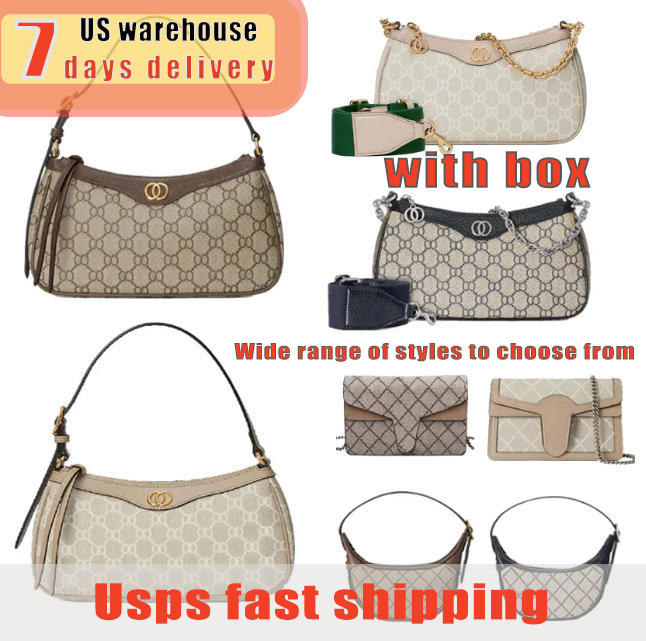 Fashion printed designer bag high-quality camera bag large capacity tote bag crescent-shaped shoulder bag chain crossbody bag