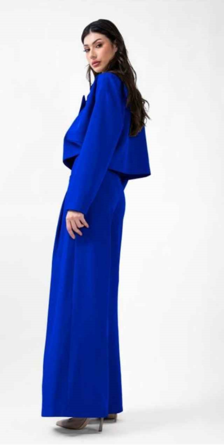 Royal Blue Women Suits Ladies Slim Fit High Waisted Trousers Fashion Wear Prom Birthday Party Customized Blazer Sets 2 Pieces