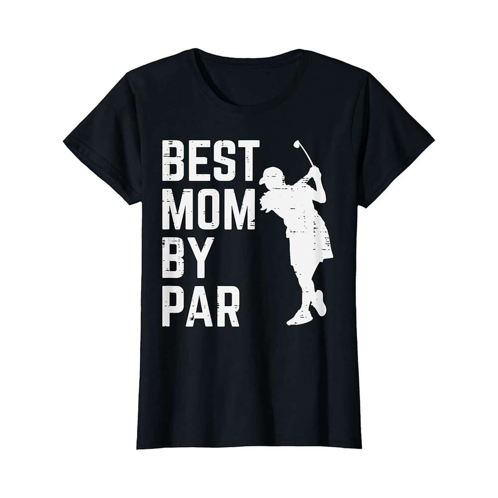 Designer T shirt Mothers Day Golf Best Mom By Par Golfing Golfer Mama Men - 220g T shits