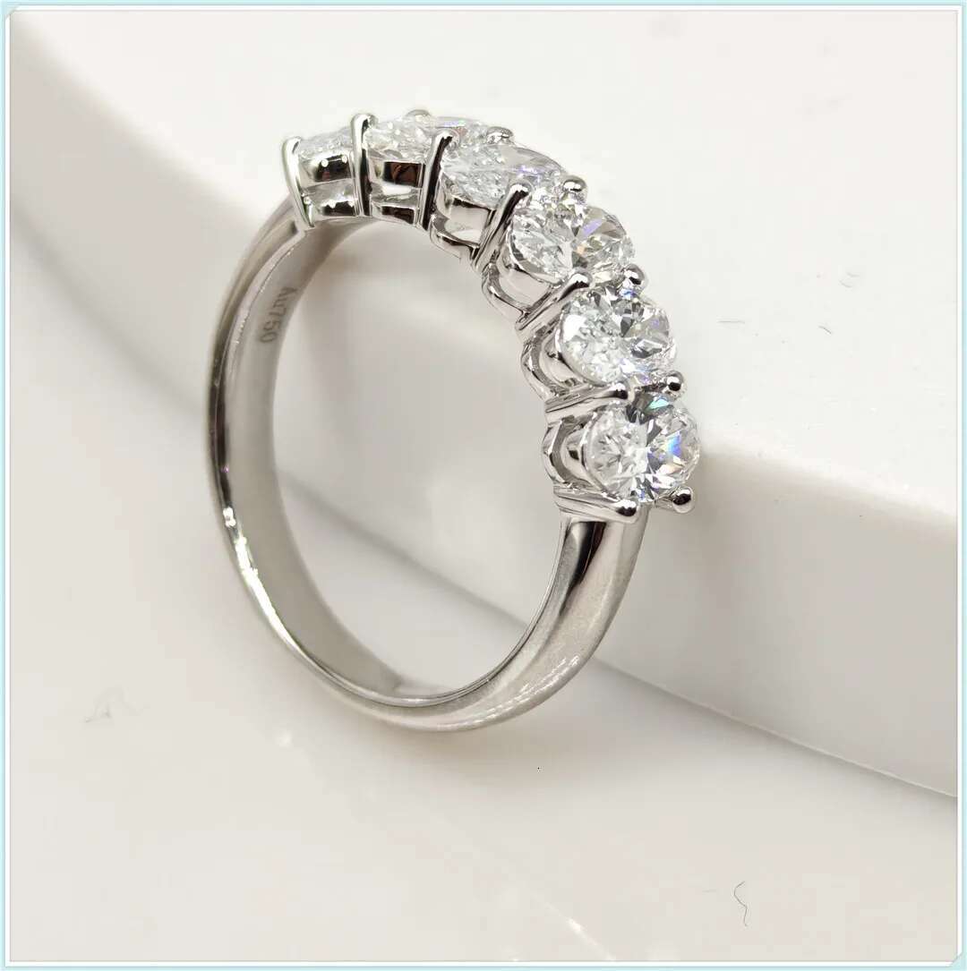 0.3ct Oval 6 TONE D Color CVD Lab Grown Diamond Rings for Women Proposal Wedding Bride Jewelry fashion jewelry wholesale