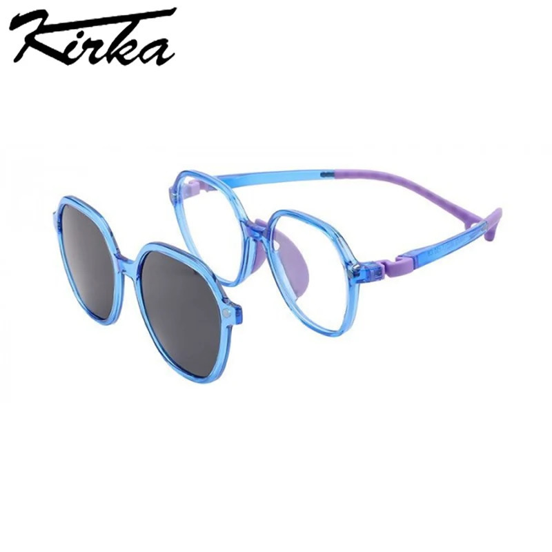 Kirka Goggles for Kids Sunglasses Glasses Childrens Optical Glasses with Sunglasses Myopia Travel Students Gafas de Sol 250403