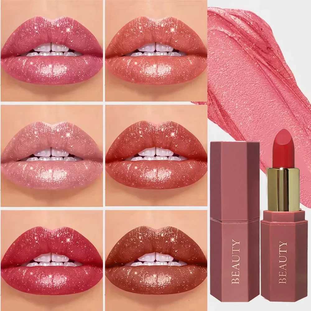 JUJU DREAM Six-color matte lipstick non-fading non-stick cup long-lasting velvet luster matte lipstick waterproof lipstickT251110